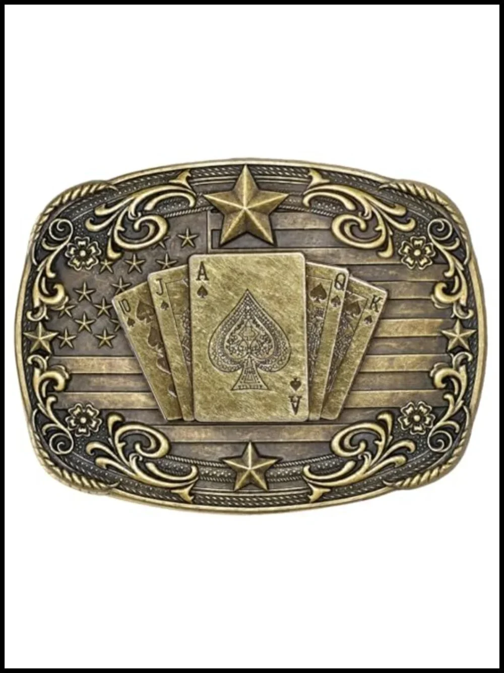Western Belt Buckle Vintage Cowboy Alloy Zinc Men Women